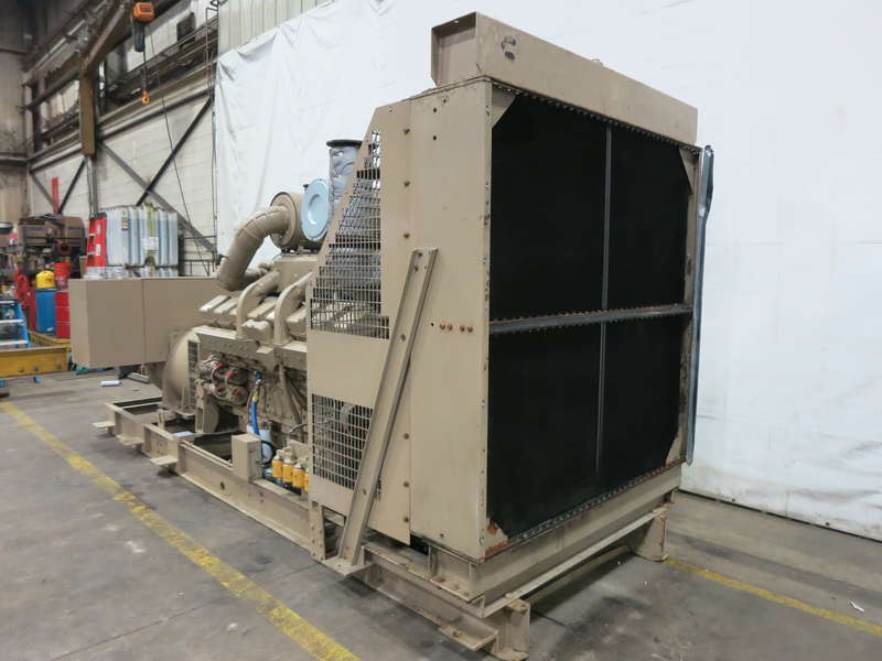 Used Cummins KTA50-GS1  Diesel Generator, 1153 Hrs