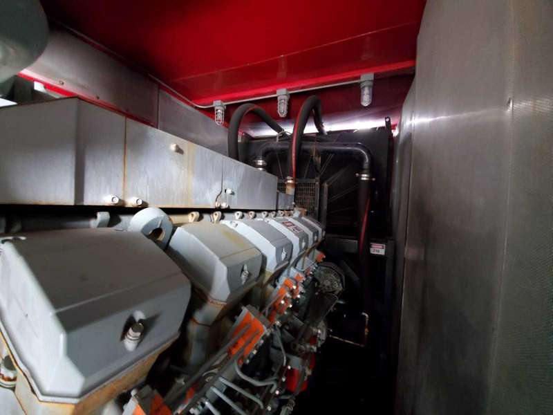 Used Baldor IDLC1250-2M, Mitsubishi S12R-Y2PTAW-1, Rental Grade Diesel Generator 2092 Hrs EPA Tier 2