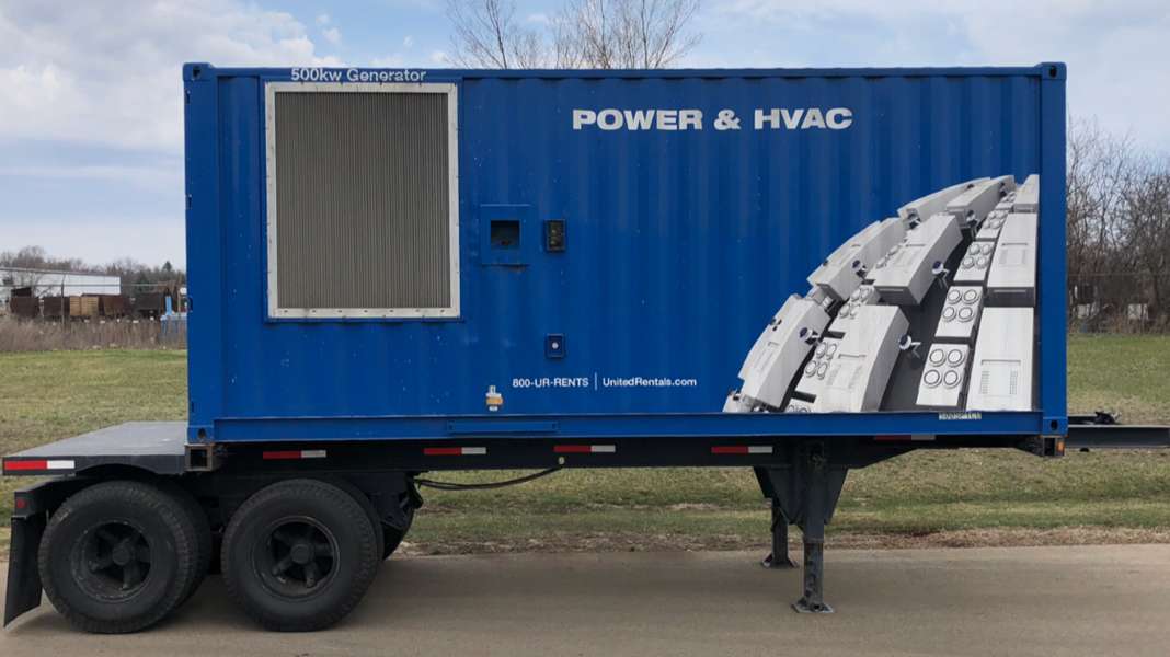 Used Cummins 500DFEK Rental Grade Diesel Generator 6501 Hrs EPA Tier 2