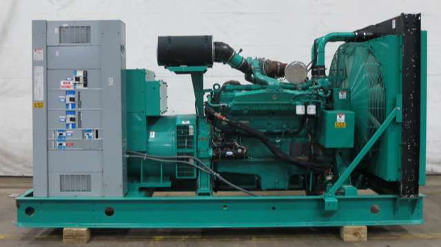 Used Cummins DFGB VTA28-G5 Diesel Generator, 390 Hrs