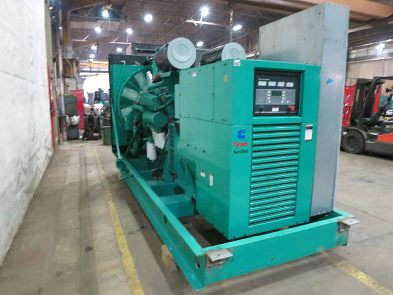 Used Cummins DFGB VTA28-G5 Diesel Generator, 390 Hrs