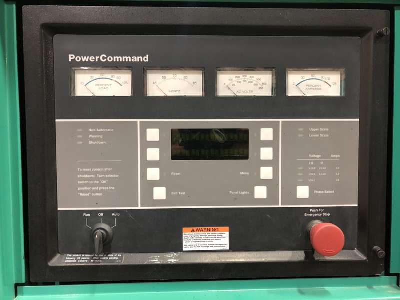 Used Cummins DFGB VTA28-G5 Diesel Generator, 390 Hrs
