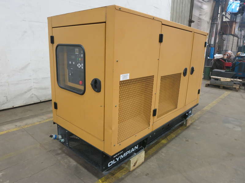 Used Caterpillar / Olympian G40F3 Natural Gas / Propane Generator, 278 Hrs