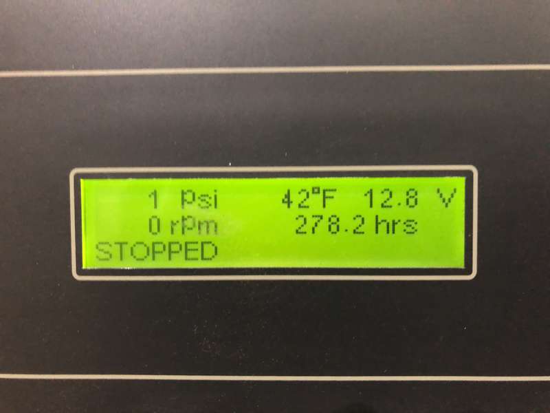 Used Caterpillar / Olympian G40F3 Natural Gas / Propane Generator, 278 Hrs