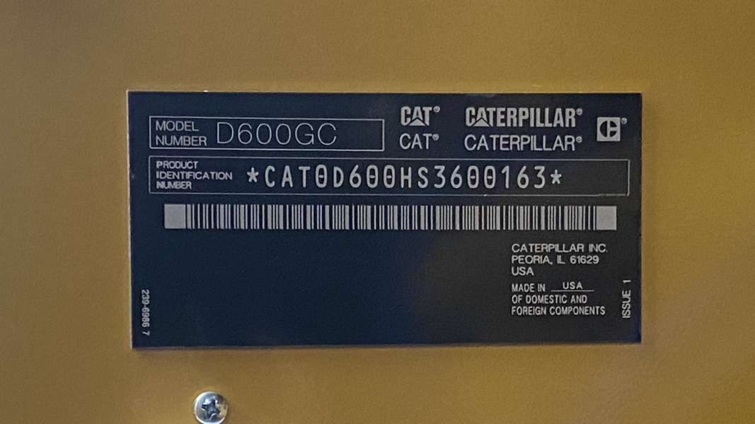 New Caterpillar C18 Diesel Generator 0 Hrs EPA Tier 2
