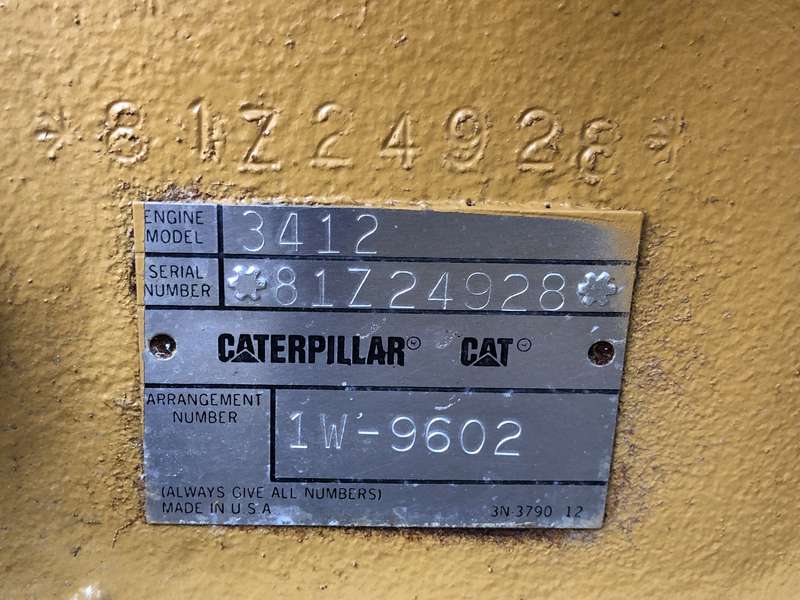 Used Caterpillar 3412 Diesel Generator, 251 Hrs