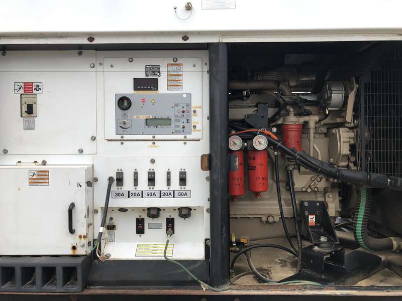 Used Wacker Neuson G125 Rental Grade Diesel Generator, 11407 Hrs, EPA Tier 3