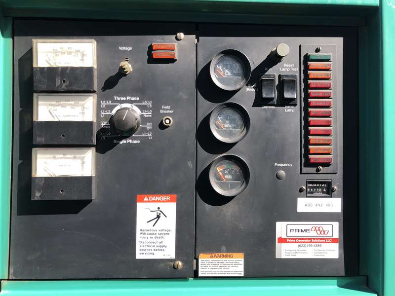 Used Cummins DFFB KTTA19-G2 Diesel Generator, 923 Hrs