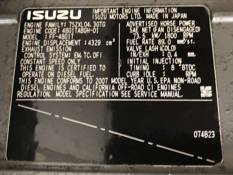 Used Multiquip DCA-70SSIU Rental Grade Diesel Generator, 43 Hrs, EPA Tier 3