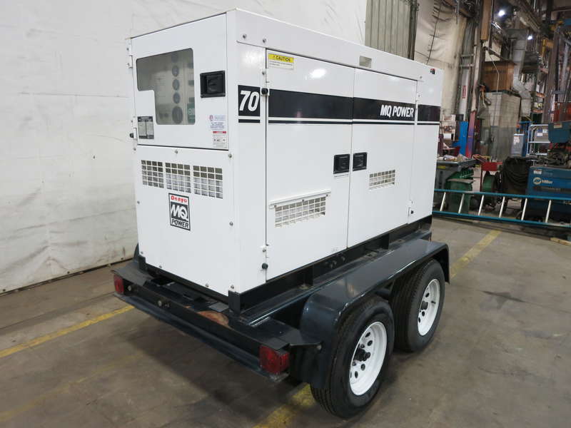 Used Multiquip DCA-70SSIU Rental Grade Diesel Generator, 43 Hrs, EPA Tier 3
