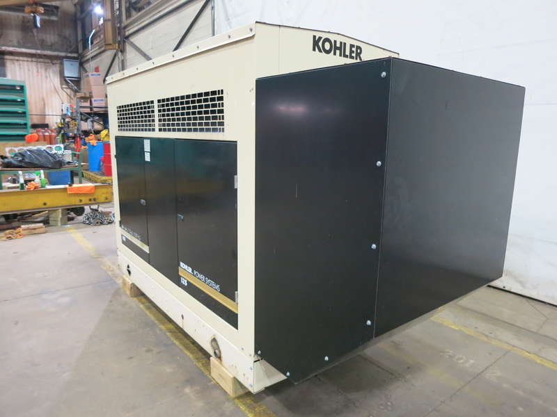 Used Kohler 125RZG Natural Gas / Propane Generator, 424 Hrs