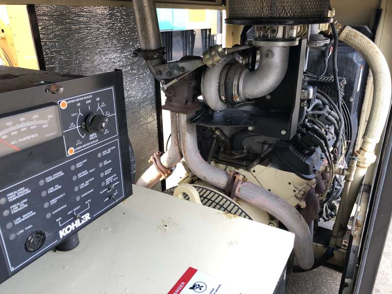 Used Kohler 125RZG Natural Gas / Propane Generator, 424 Hrs