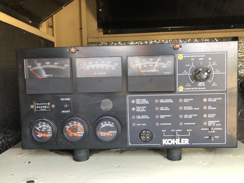 Used Kohler 125RZG Natural Gas / Propane Generator, 424 Hrs