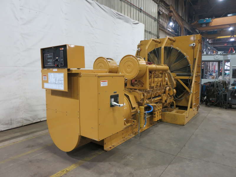 Used Caterpillar 3512B Diesel Generator, 173 Hrs