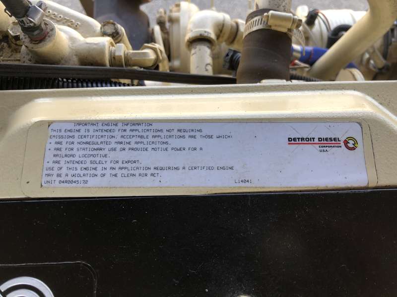 Used Kohler 180RZD Natural Gas Generator, 460 Hrs