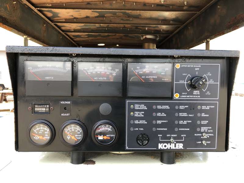 Used Kohler 180RZD Natural Gas Generator, 460 Hrs