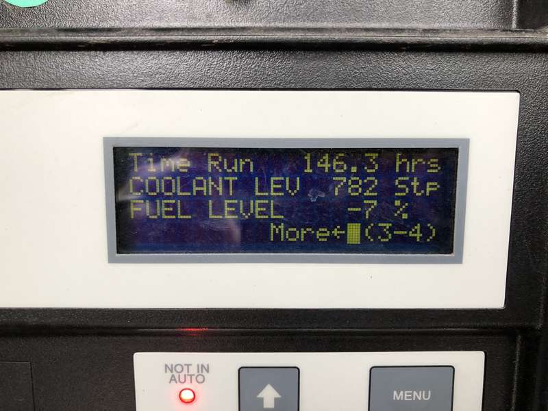 Used Generac SD0100 Diesel Generator, 146 Hrs, EPA Tier 3