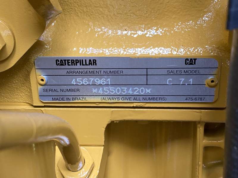 New Caterpillar C7.1 Diesel Generator 0 Hrs EPA Tier 3