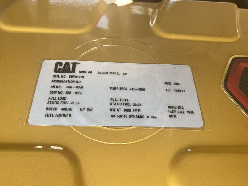 New Caterpillar C9 Diesel Generator 0 Hrs EPA Tier 3