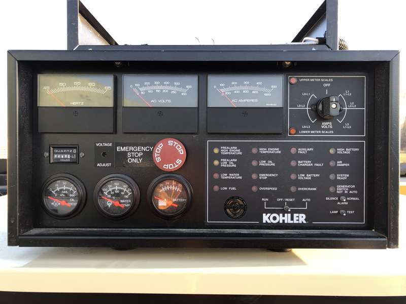 Used Kohler 230REOZD Detroit Diesel Series 60 12.7L Diesel Generator, 490 Hrs