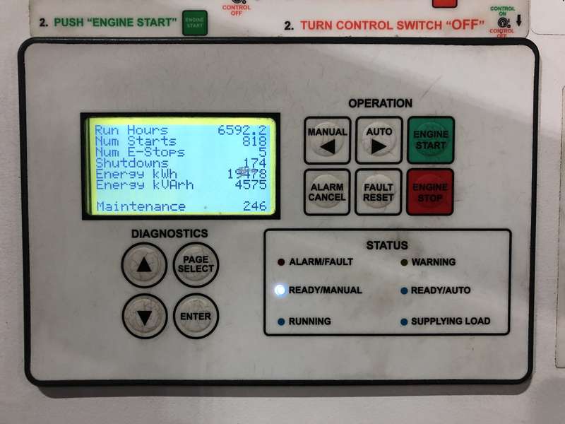 Used Magnum MMG100 Rental Grade Diesel Generator 6592 Hrs EPA Tier 3