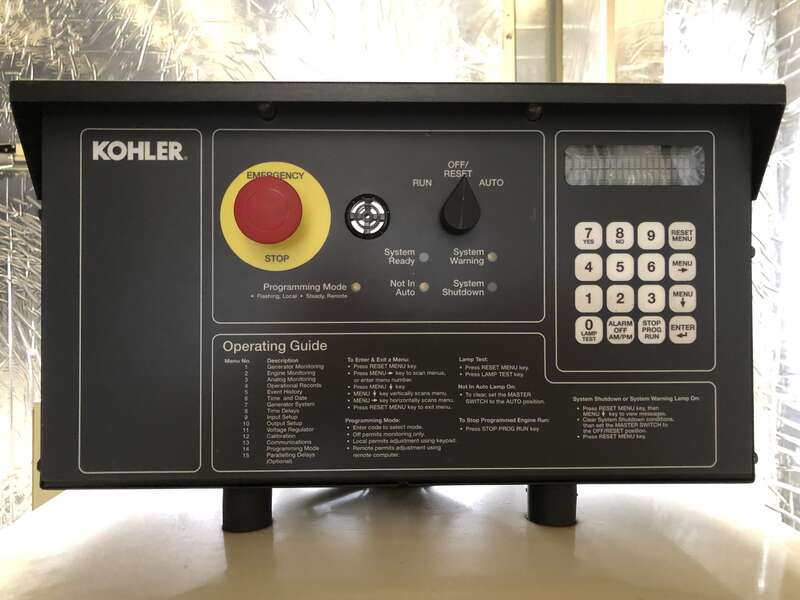 Used Kohler 1000REOZDD MTU 16V2000 Diesel Generator, 347 Hrs, EPA Tier 2