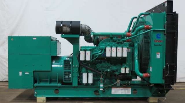 Used Cummins DFHD QST30-G5 Diesel Generator 313 Hrs