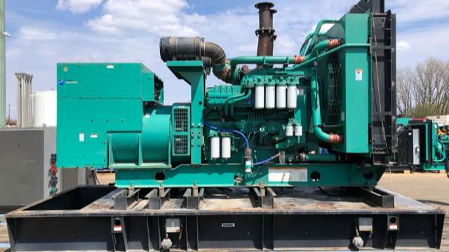 Used Cummins DFHD QST30-G5 Diesel Generator 313 Hrs