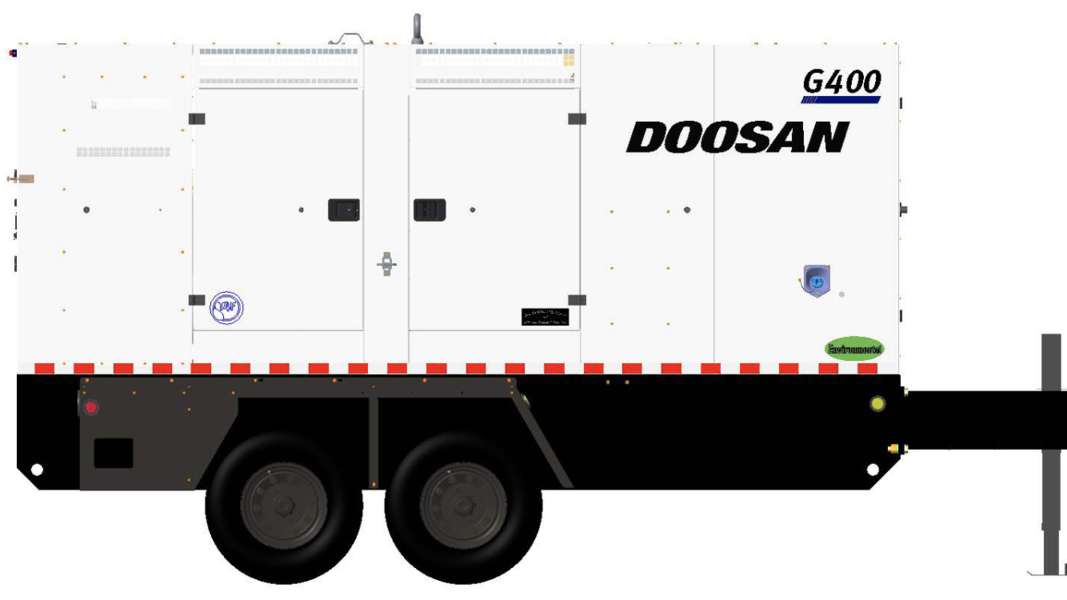 New Doosan G400 Rental Grade Diesel Generator, 0 Hrs, EPA Tier 4 Final