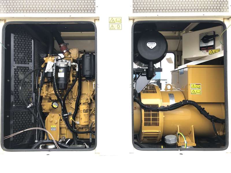 Used Caterpillar XQ200 C7.1 Rental Grade Diesel Generator, 8387 Hrs, EPA Tier 4i