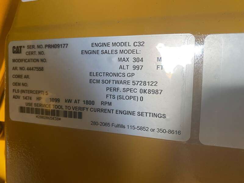 New Caterpillar C32 Diesel Generator 0 Hrs EPA Tier 2  