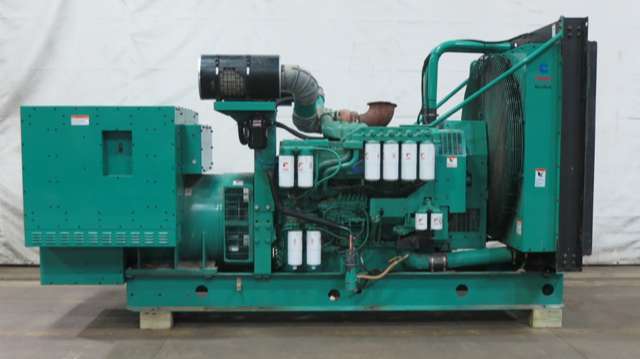 Used Cummins DFHA QST30-G2 Diesel Generator 735 Hrs