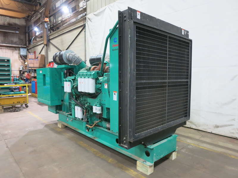 Used Cummins DFHA QST30-G2 Diesel Generator 735 Hrs