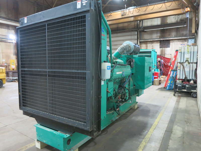 Used Cummins DFHA QST30-G2 Diesel Generator 735 Hrs