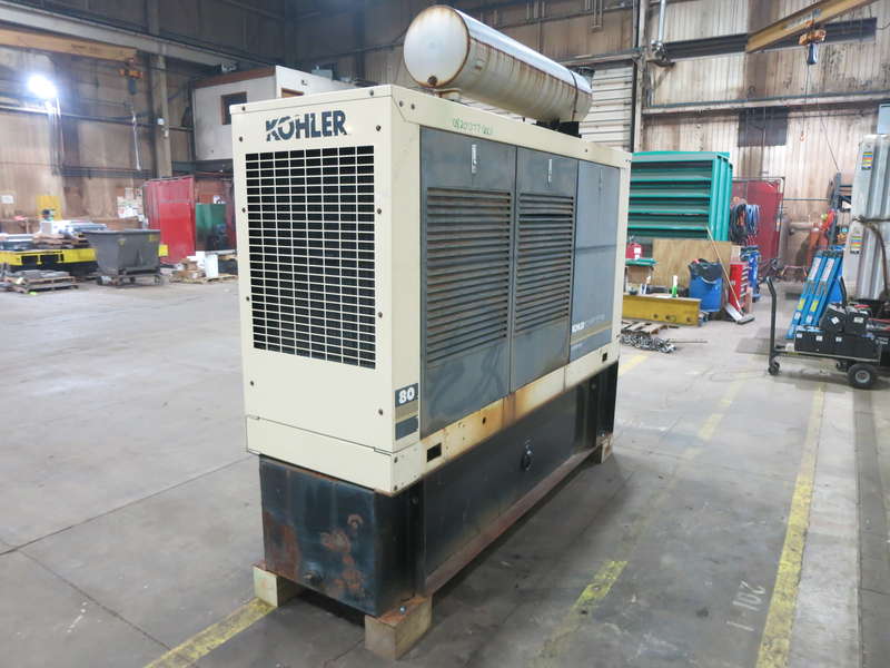 Used Kohler 80ROZJ Diesel Generator, 773 Hrs