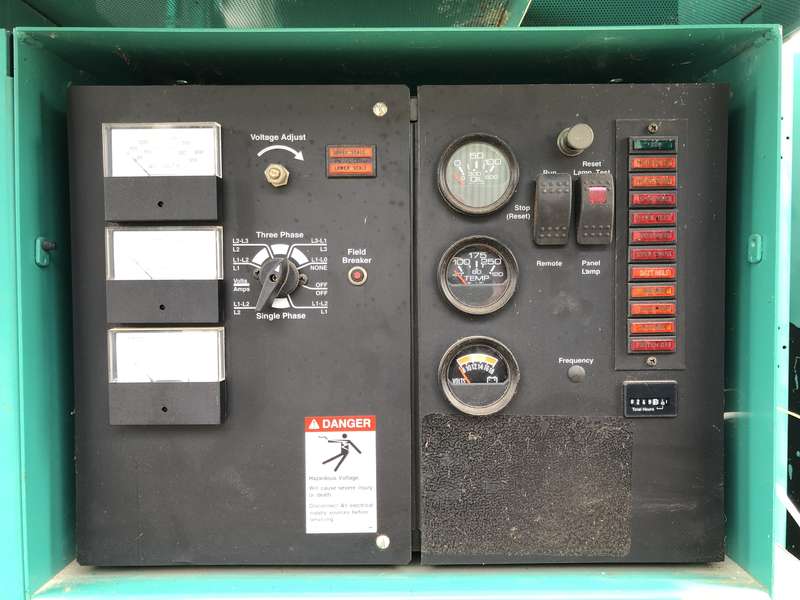 Used Cummins DGDA 6BT5.9-G6 Diesel Generator, 249 Hrs