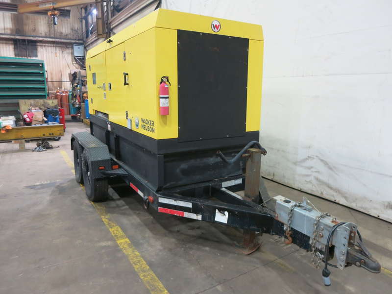 Used Wacker Neuson G180 Rental Grade Diesel Generator 8393 Hrs EPA Tier 3 Flex