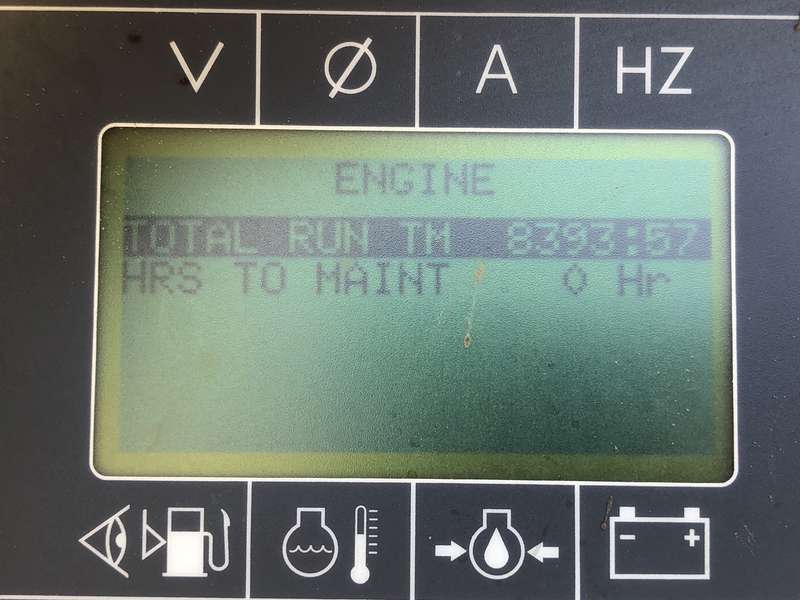 Used Wacker Neuson G180 Rental Grade Diesel Generator 8393 Hrs EPA Tier 3 Flex