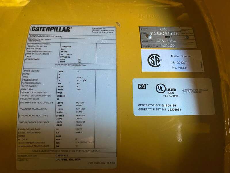 New Caterpillar C32 Diesel Generator 0 Hrs EPA Tier 2  