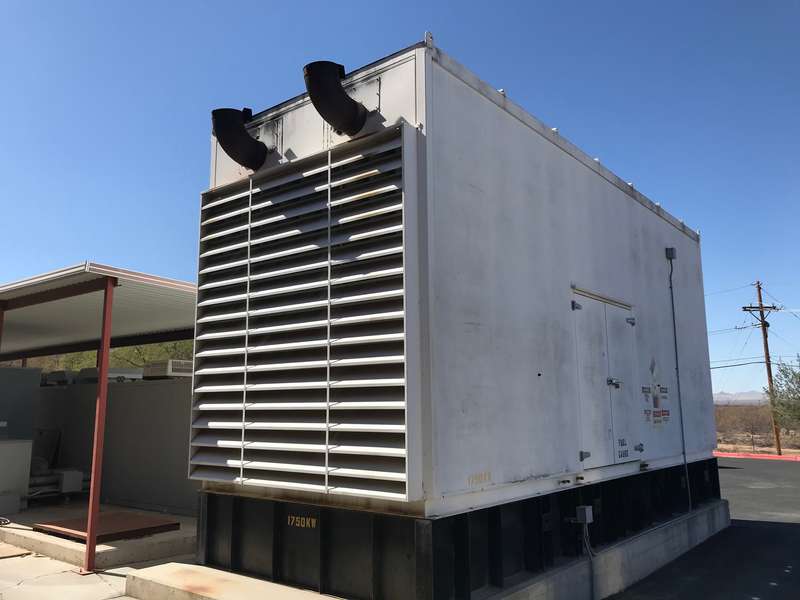 Used Cummins DQKB QSK60-G6 Diesel Generator 4689 Hrs