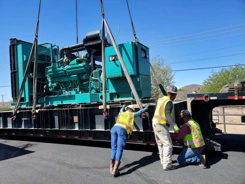 Used Cummins DQKB QSK60-G6 Diesel Generator 4689 Hrs