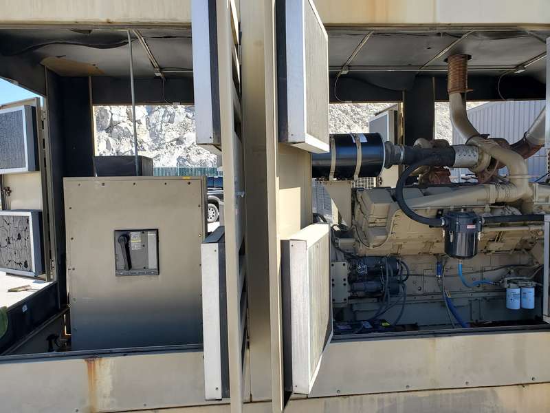 Used Cummins KTA50-G3 Diesel Generator, 124 Hrs