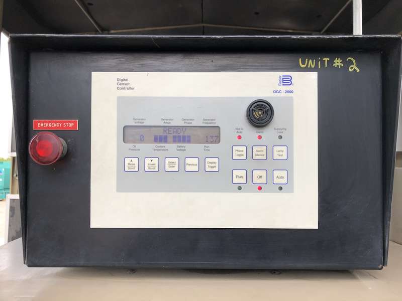 Used Cummins KTA50-G3 Diesel Generator, 137 Hrs