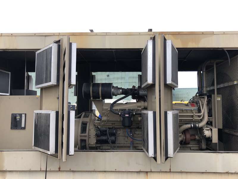 Used Cummins KTA50-G3 Diesel Generator, 137 Hrs