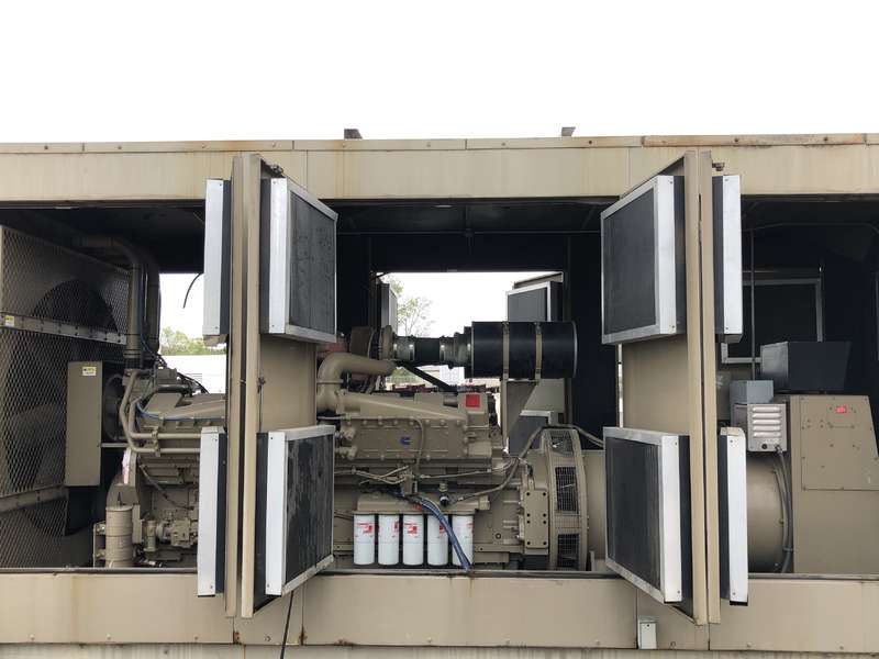 Used Cummins KTA50-G3 Diesel Generator, 137 Hrs