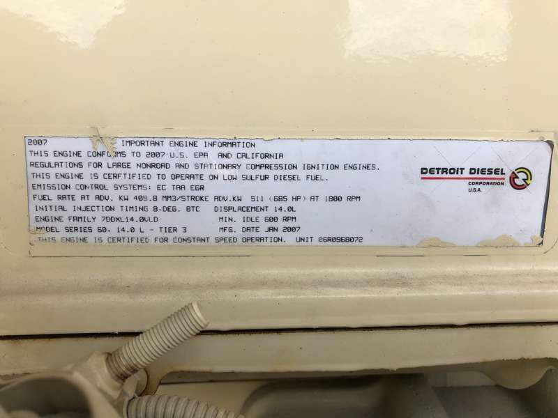 Used Kohler 250REOZDD  Diesel Generator, 3678 Hrs, EPA Tier 3