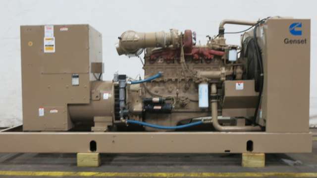 Used Cummins NTA-855-G2 Diesel Generator, 333 Hrs
