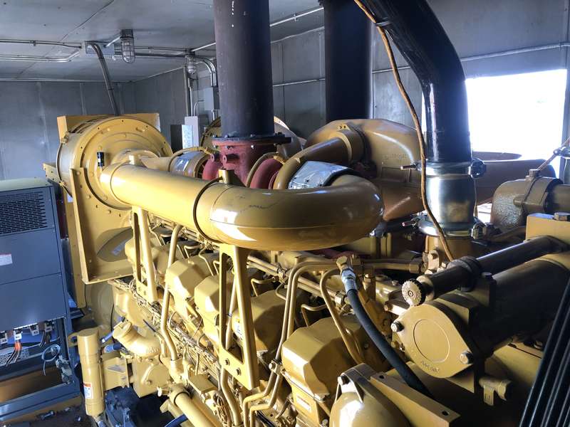 Used Caterpillar 3512B Diesel Generator, 198 Hrs
