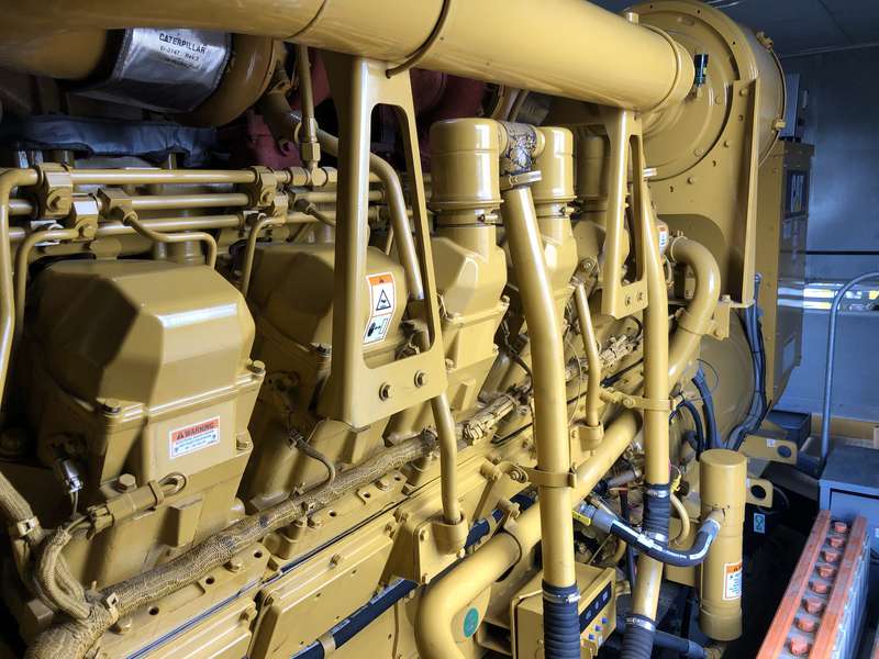 Used Caterpillar 3512B Diesel Generator, 198 Hrs