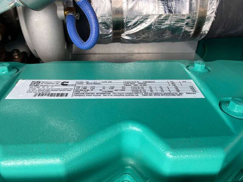 New Cummins C200D6D QSB7-G5 NR3 Diesel Generator, EPA Tier 3